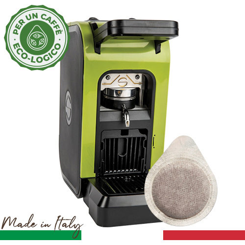 spinel-ciao-verde-cialde-cialda-carta-fitro-compostabile-44-mm-44mm-semiprofessionale-gruppo-in-ottone-macchinetta-caffè-macchina-espresso-italiano